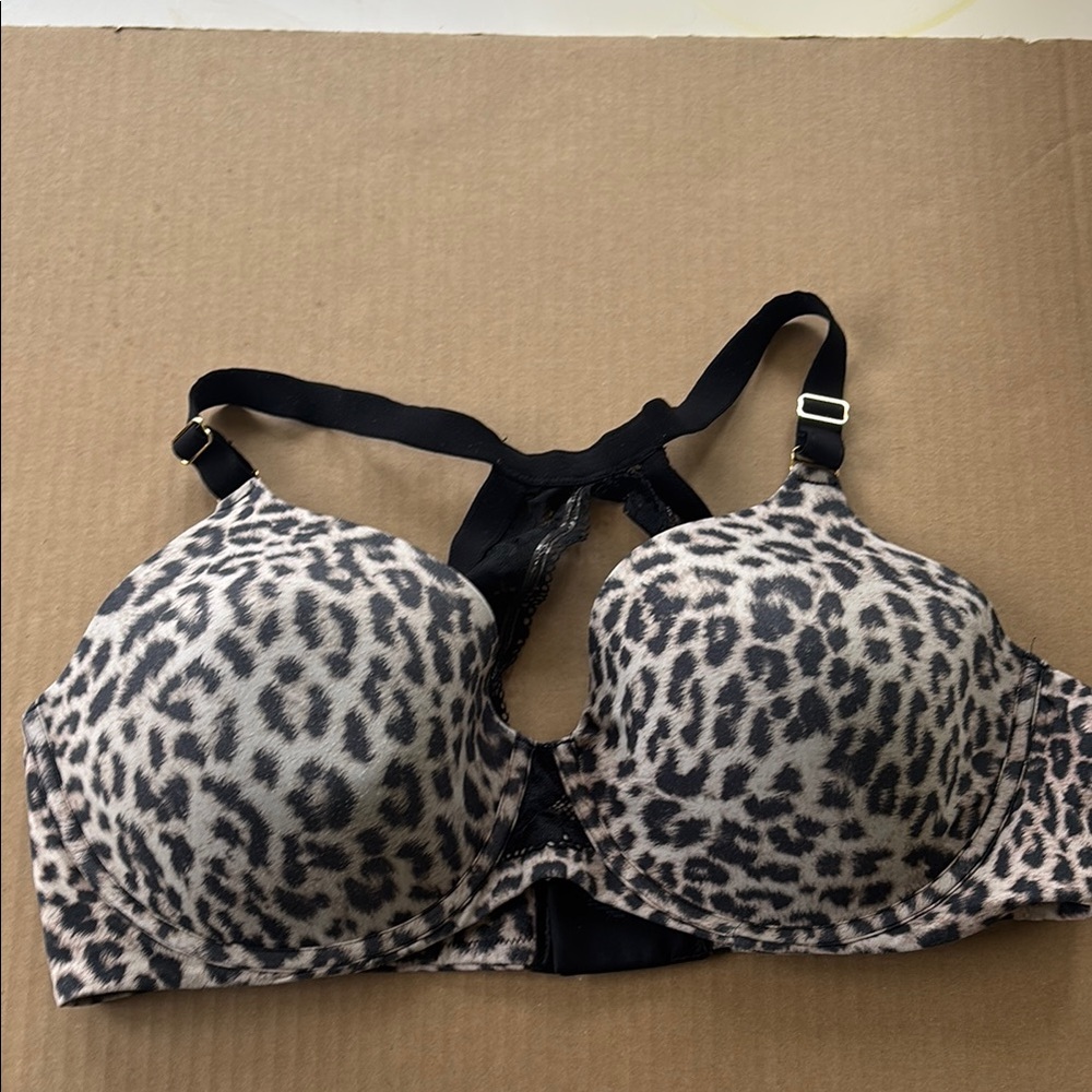 Soma Embraceable Racerback Bra Leopard Print 40DD